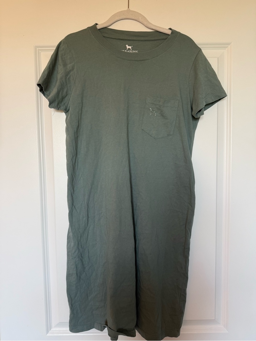 The Black Dog Relaxed Crewneck Tee - Sage Green